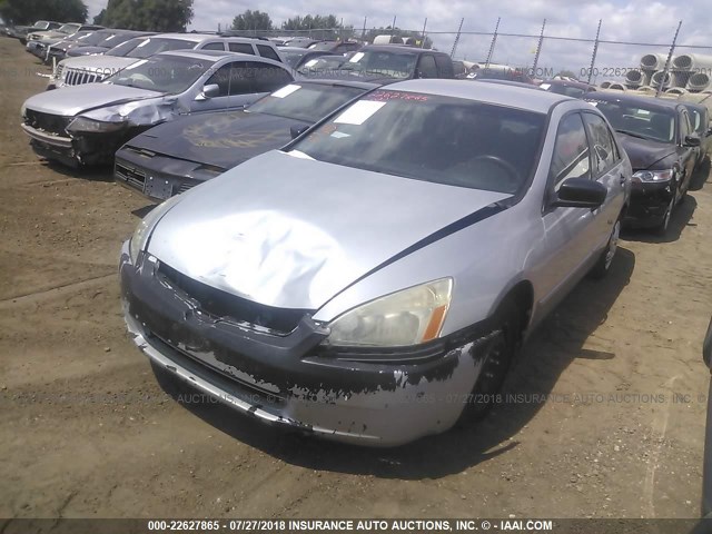 1HGCM56115A147204 - 2005 HONDA ACCORD DX SILVER photo 2