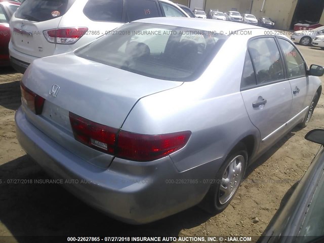 1HGCM56115A147204 - 2005 HONDA ACCORD DX SILVER photo 4