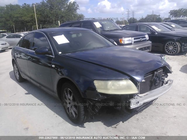 WAUDG74F85N061320 - 2005 AUDI A6 3.2 QUATTRO BLUE photo 1