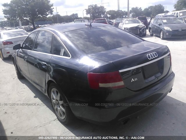 WAUDG74F85N061320 - 2005 AUDI A6 3.2 QUATTRO BLUE photo 3