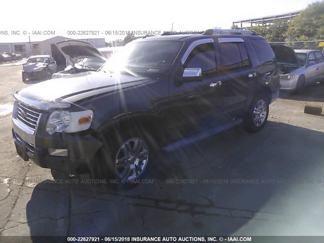 1FMEU6FE6AUA95394 - 2010 FORD EXPLORER LIMITED 黑色 照片 2
