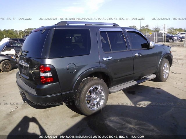 1FMEU6FE6AUA95394 - 2010 FORD EXPLORER LIMITED 黑色 照片 4