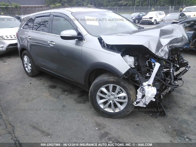 5XYPG4A36HG271659 - 2017 KIA SORENTO LX/L GRAY photo 1