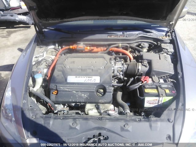 JHMCN36465C015214 - 2005 HONDA ACCORD HYBRID GOLD photo 10