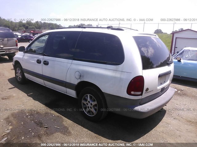 1P4GP44R8TB241013 - 1996 PLYMOUTH GRAND VOYAGER SE WHITE photo 3