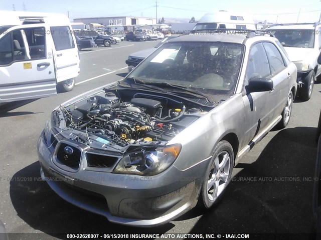 JF1GG67616H813998 - 2006 SUBARU IMPREZA 2.5I SPORTS WAGON SILVER photo 2