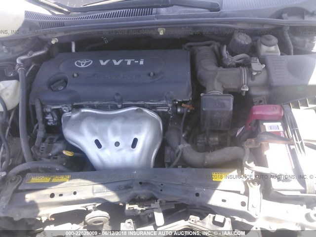 JTKDE177370190746 - 2007 TOYOTA SCION TC ნაცრისფერი ფოტო 10