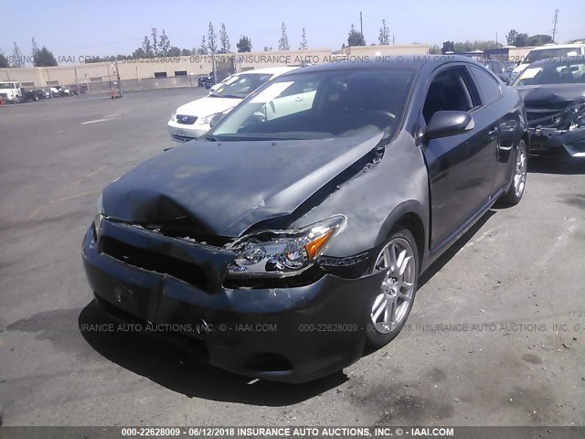 JTKDE177370190746 - 2007 TOYOTA SCION TC ნაცრისფერი ფოტო 2