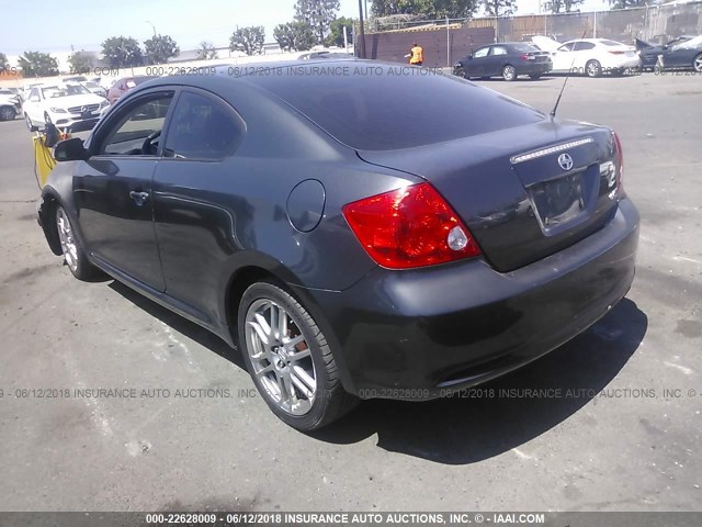 JTKDE177370190746 - 2007 TOYOTA SCION TC ნაცრისფერი ფოტო 3