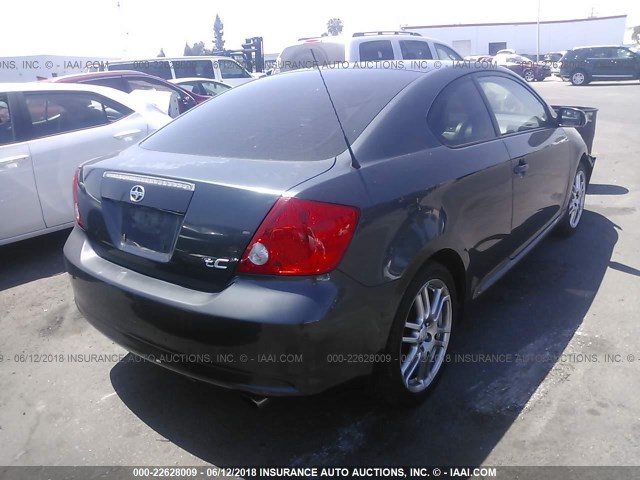 JTKDE177370190746 - 2007 TOYOTA SCION TC ნაცრისფერი ფოტო 4