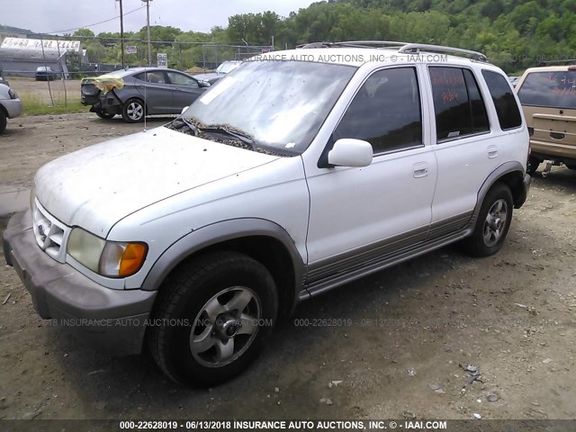 KNDJB723815079999 - 2001 KIA SPORTAGE WHITE photo 2