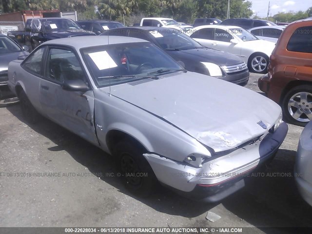 1G1JE1119J7116611 - 1988 CHEVROLET CAVALIER RS SILVER photo 1