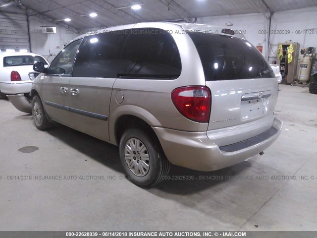 1C4GP45R05B431572 - 2005 CHRYSLER TOWN & COUNTRY  TAN photo 3