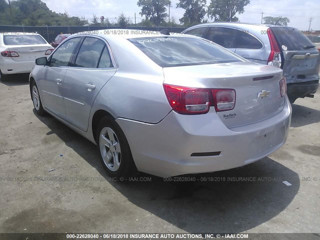 1G11B5SA1DF337158 - 2013 CHEVROLET MALIBU LS Gümüş foto 3