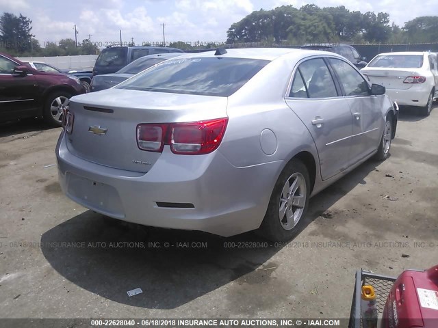 1G11B5SA1DF337158 - 2013 CHEVROLET MALIBU LS Gümüş foto 4