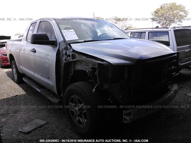 5TFRM5F13CX039959 - 2012 TOYOTA TUNDRA DOUBLE CAB SR5 SILVER photo 1