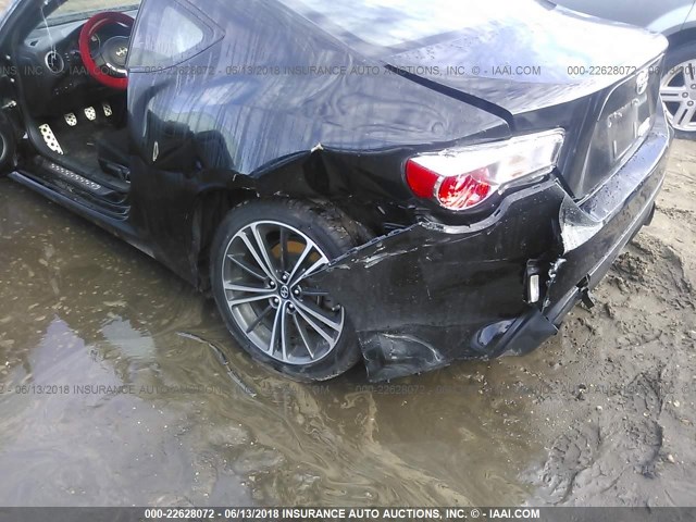 JF1ZNAA18G9704044 - 2016 TOYOTA SCION FR-S BLACK photo 6