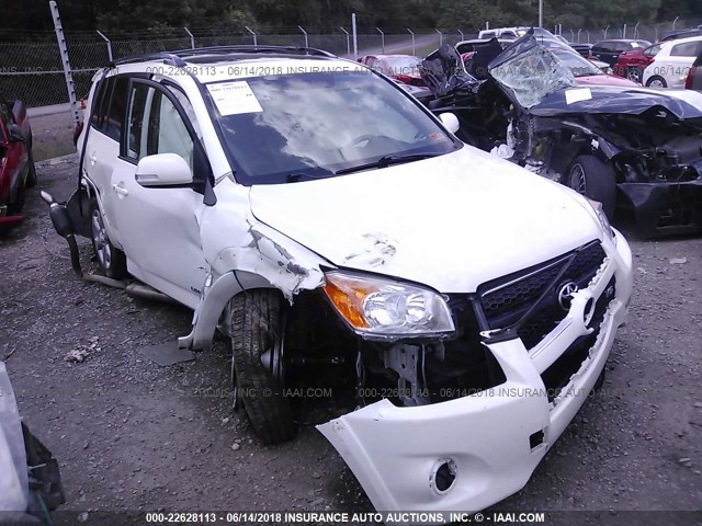 2T3DK4DV4AW023853 - 2010 TOYOTA RAV4 LIMITED WHITE photo 1