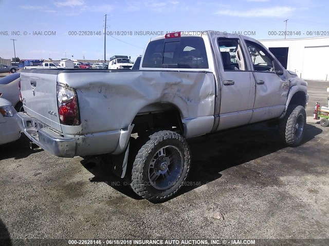 3D7KS28A48G172119 - 2008 DODGE RAM 2500 ST/SLT 灰色 照片 4