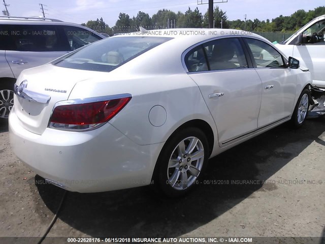 1G4GF5G36CF202106 - 2012 BUICK LACROSSE PREMIUM WHITE photo 4