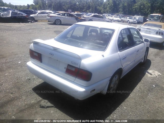 JNKCP01D9TT540040 - 1996 INFINITI G20 WHITE photo 4