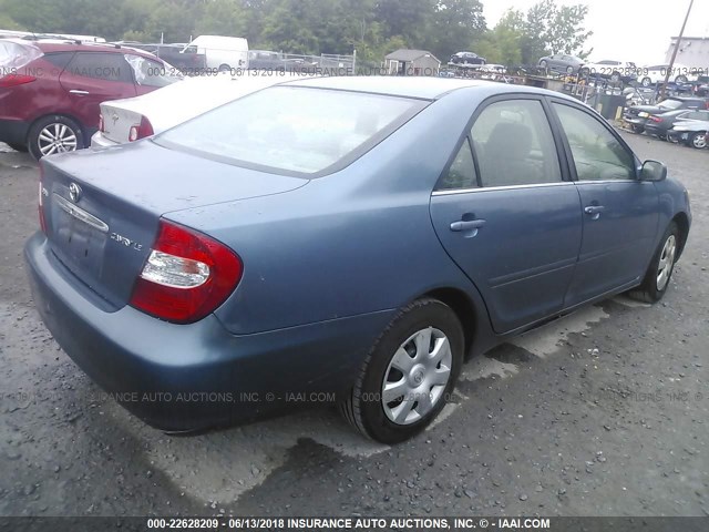4T1BE32K73U656439 - 2003 TOYOTA CAMRY LE/XLE/SE ლურჯი ფოტო 4
