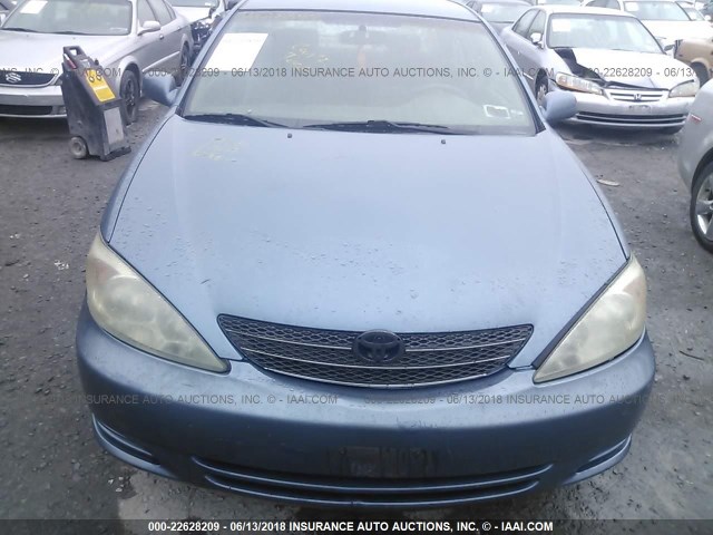 4T1BE32K73U656439 - 2003 TOYOTA CAMRY LE/XLE/SE ლურჯი ფოტო 6