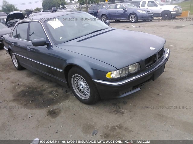 WBAGH834X1DP24144 - 2001 BMW 740 IL GRAY photo 1