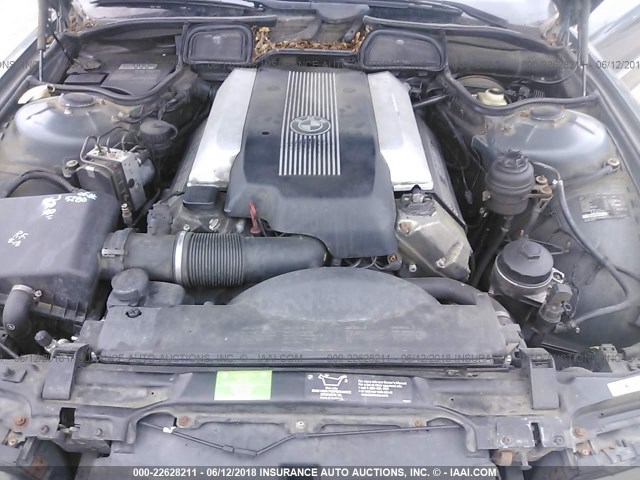 WBAGH834X1DP24144 - 2001 BMW 740 IL GRAY photo 10