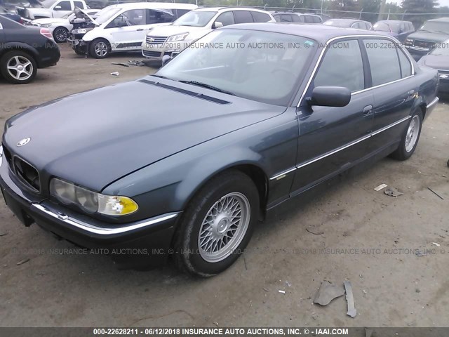 WBAGH834X1DP24144 - 2001 BMW 740 IL GRAY photo 2