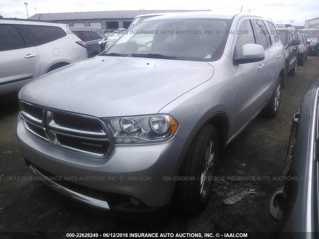 1D4RE2GGXBC617207 - 2011 DODGE DURANGO EXPRESS SILVER photo 2