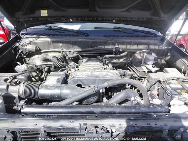 5TBRT34166S480160 - 2006 TOYOTA TUNDRA ACCESS CAB SR5 BLACK photo 10