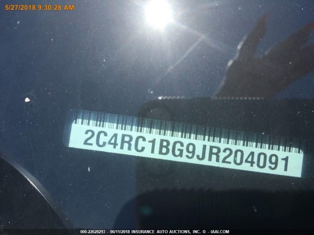 2C4RC1BG9JR204091 - 2018 CHRYSLER PACIFICA TOURING L Սպիտակ լուսանկար 11