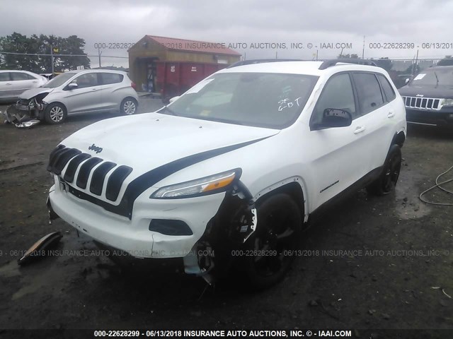 1C4PJMCB6JD546327 - 2018 JEEP CHEROKEE LATITUDE WHITE photo 2