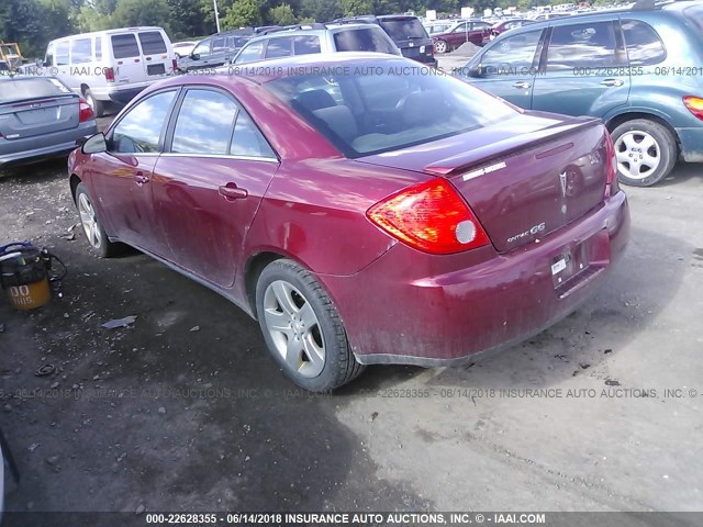 1G2ZG57B484280621 - 2008 PONTIAC G6 SE MAROON photo 3