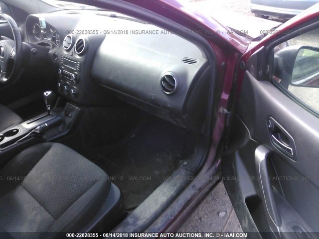 1G2ZG57B484280621 - 2008 PONTIAC G6 SE MAROON photo 5