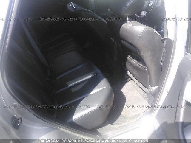 JN8AZ08W04W338671 - 2004 NISSAN MURANO SL/SE SILVER photo 8