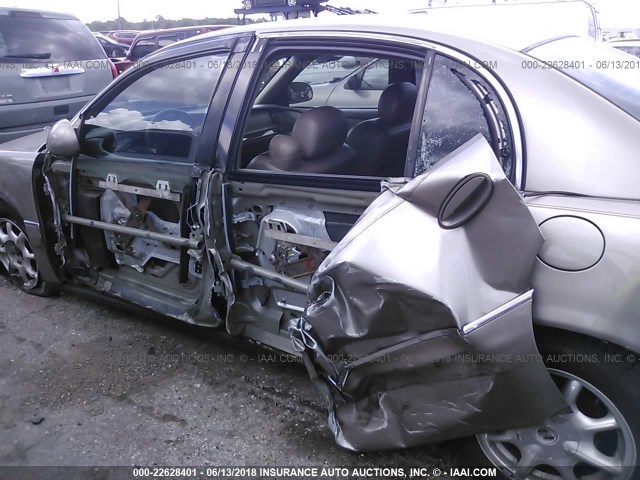 1G4CW54K224192730 - 2002 BUICK PARK AVENUE  BEIGE photo 6