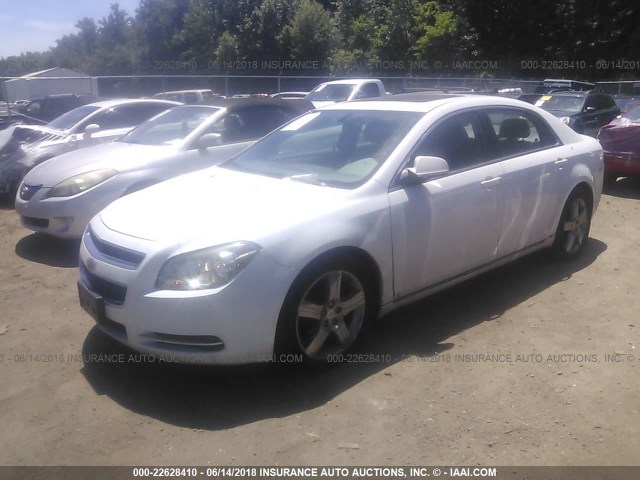 1G1ZH57B49F224864 - 2009 CHEVROLET MALIBU 1LT 白色 照片 2