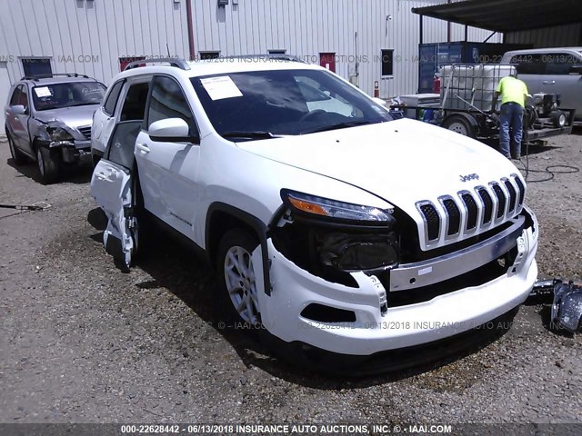 1C4PJLCB1HW626725 - 2017 JEEP CHEROKEE LATITUDE WHITE photo 1