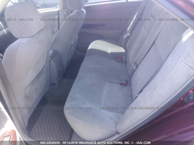 4T1BE32K34U330459 - 2004 TOYOTA CAMRY LE/XLE/SE Qırmızı foto 8