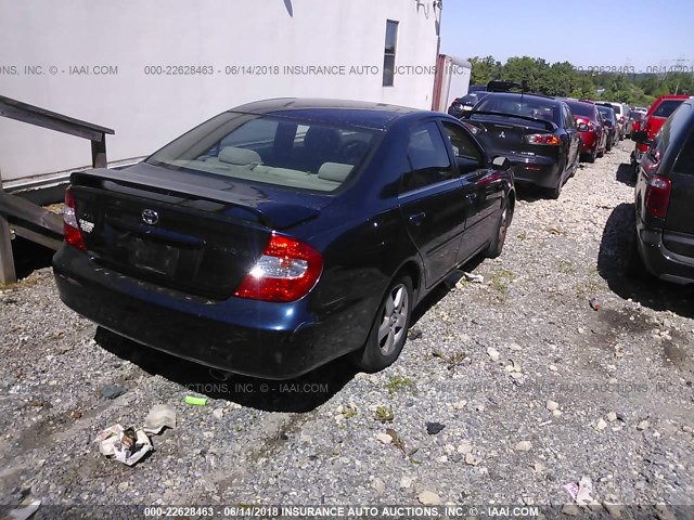4T1BE32K03U671347 - 2003 TOYOTA CAMRY LE/XLE/SE Mavi foto 4