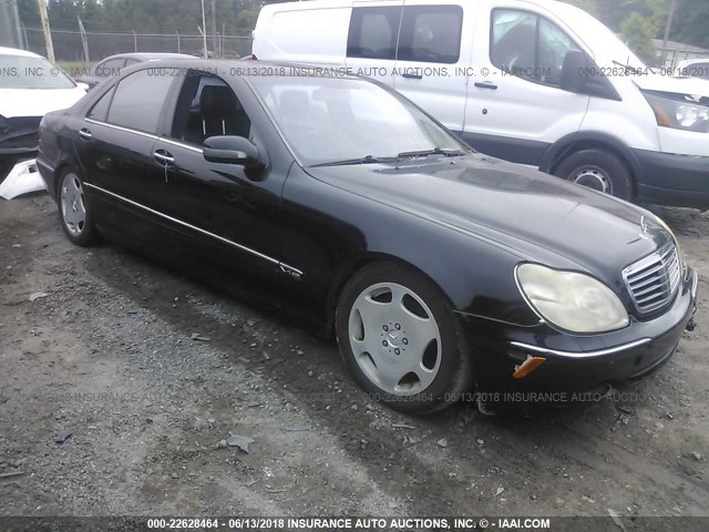 WDBNG78J31A176784 - 2001 MERCEDES-BENZ S 600 BLACK photo 1