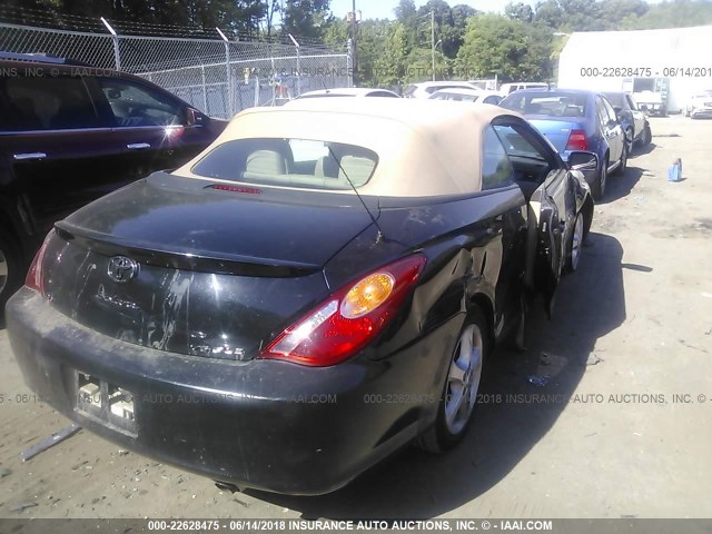 4T1FA38P54U032222 - 2004 TOYOTA CAMRY SOLARA SE/SLE შავი ფოტო 4