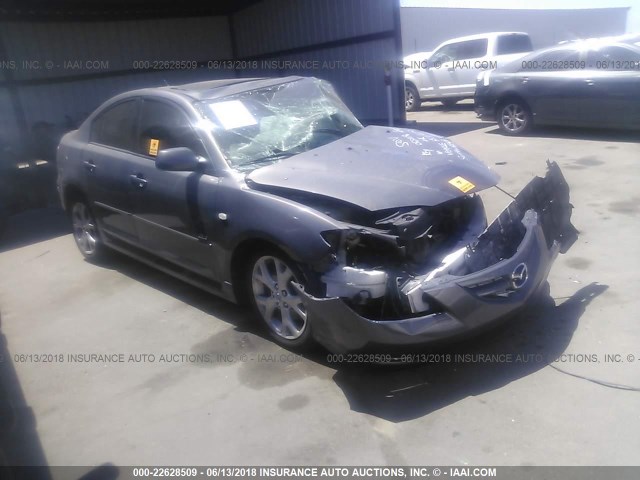 JM1BK324781814818 - 2008 MAZDA 3 S GRAY photo 1