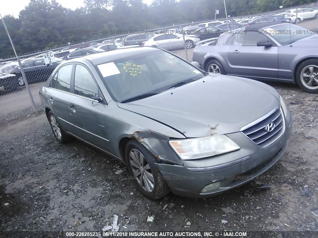 5NPEU46F79H468207 - 2009 HYUNDAI SONATA SE/LIMITED GRAY photo 1