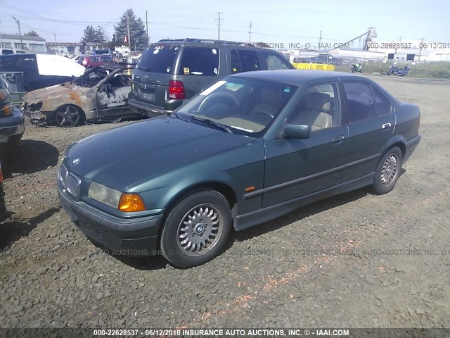 WBACC9321VEE58968 - 1997 BMW 318 I GREEN photo 2