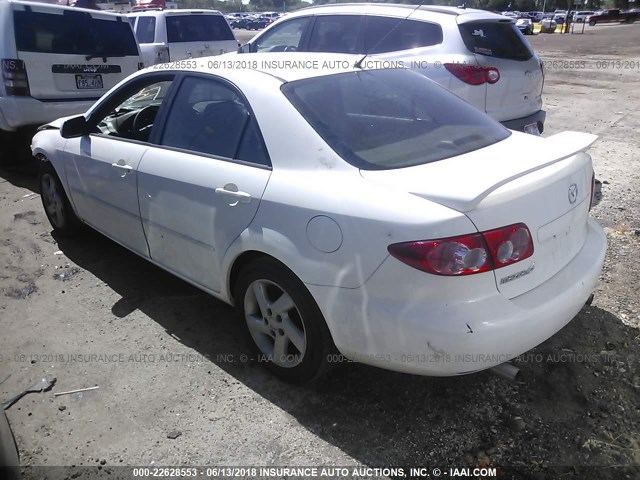 1YVFP80C145N33573 - 2004 MAZDA 6 I WHITE photo 3