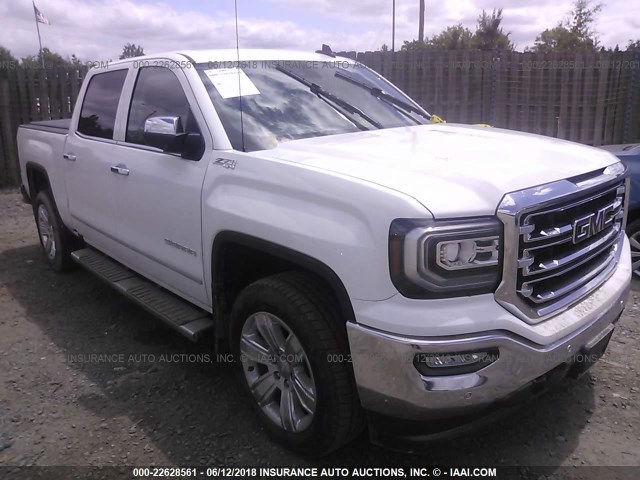 3GTU2NEC3HG123729 - 2017 GMC SIERRA K1500 SLT WHITE photo 1