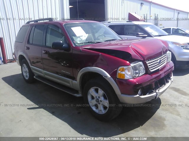 1FMZU74W65ZA41413 - 2005 FORD EXPLORER EDDIE BAUER MAROON photo 1